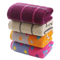 Gentle Meow Set of 4 European Hand Cotton Bath Towels Washcloth Family Towels Set 75*34cm