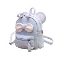 Cute Toddler Backpack Kindergarten Bag Travel Kids Backpacks Purse Bowknot Blue