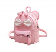 Cute Toddler Backpack Kindergarten Bag Travel Kids Backpacks Purse Bowknot Pink