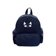 Cute Black Cat School Bag Children's Backpack Camping Travel Canvas Backpacks