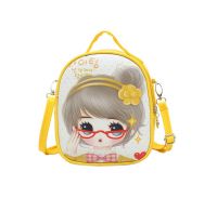 Children School Bag Cute Travel Shoulder Bag Kid Backpack Purses Yellow Princess