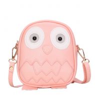 Cute Owl Children Travel Shoulder Bag Kids Backpack Purses School Bag Fleshcolor